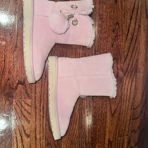 UGG Pink Furry Boots